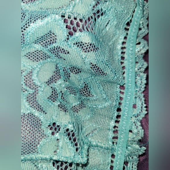 Real lingerie mint green lacy bralette XL - Picture 8 of 8